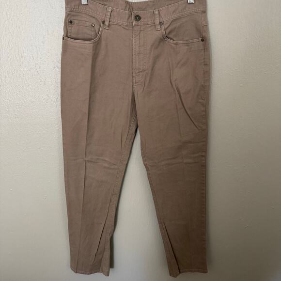 GENTEAL Brown Chino Pants Size 32x30 Casual comfort everyday - Picture 1 of 7
